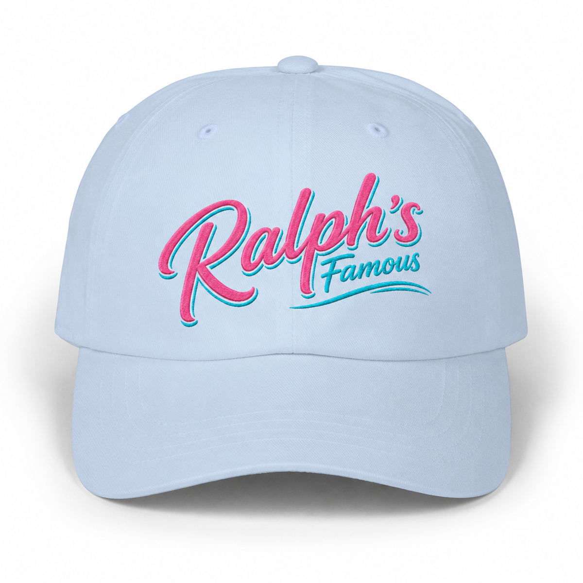 Ralph's Famous Classic Dad Cap - Pink Logo