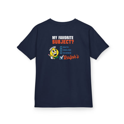 Ralph's Slogan Short-Sleeve Tee: My Favorite Subject Ralph's