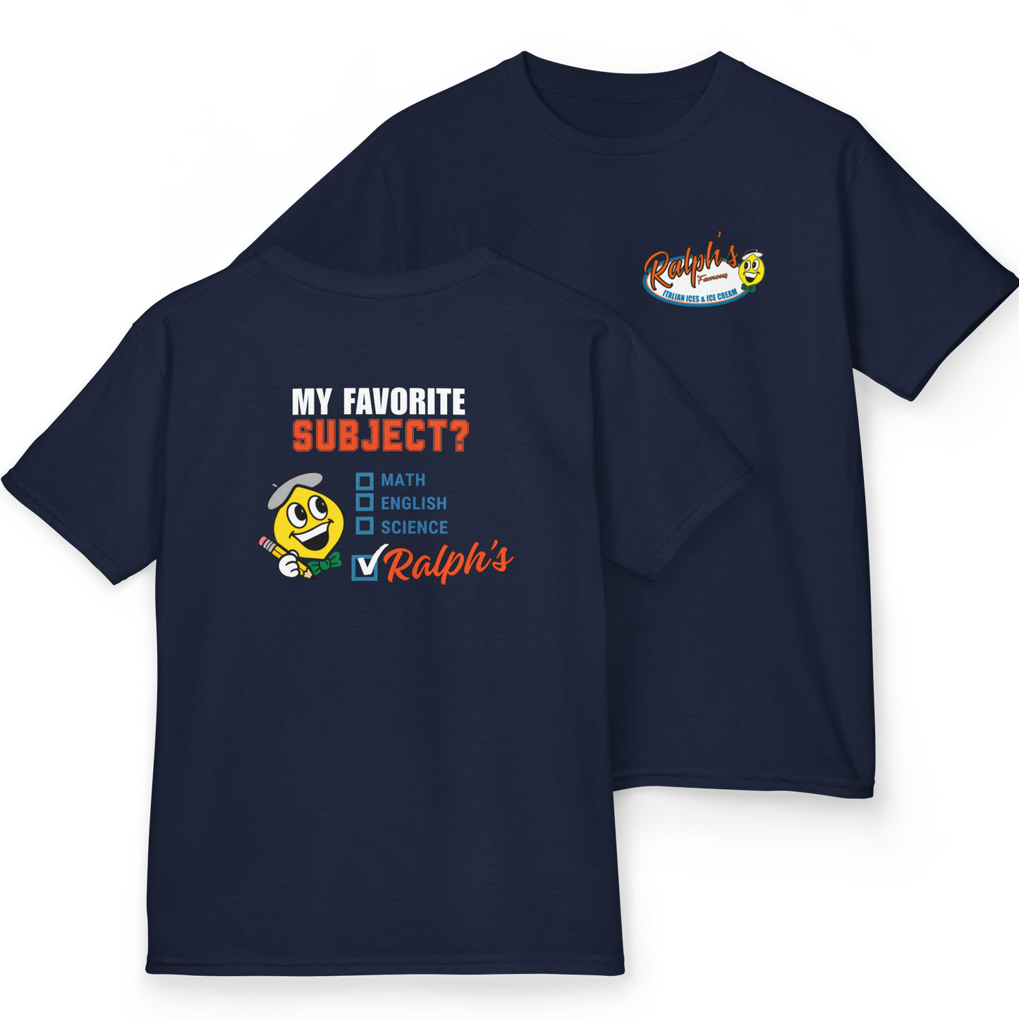 Ralph's Slogan Short-Sleeve Tee: My Favorite Subject Ralph's