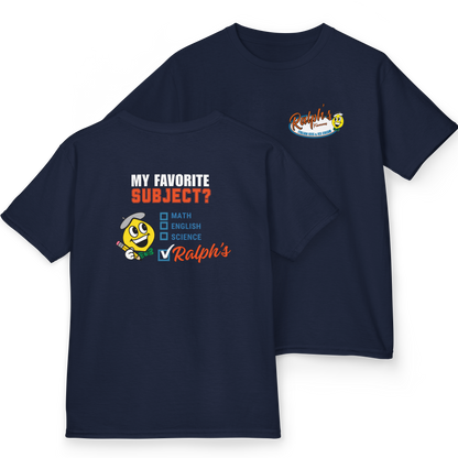 Ralph's Slogan Short-Sleeve Tee: My Favorite Subject Ralph's