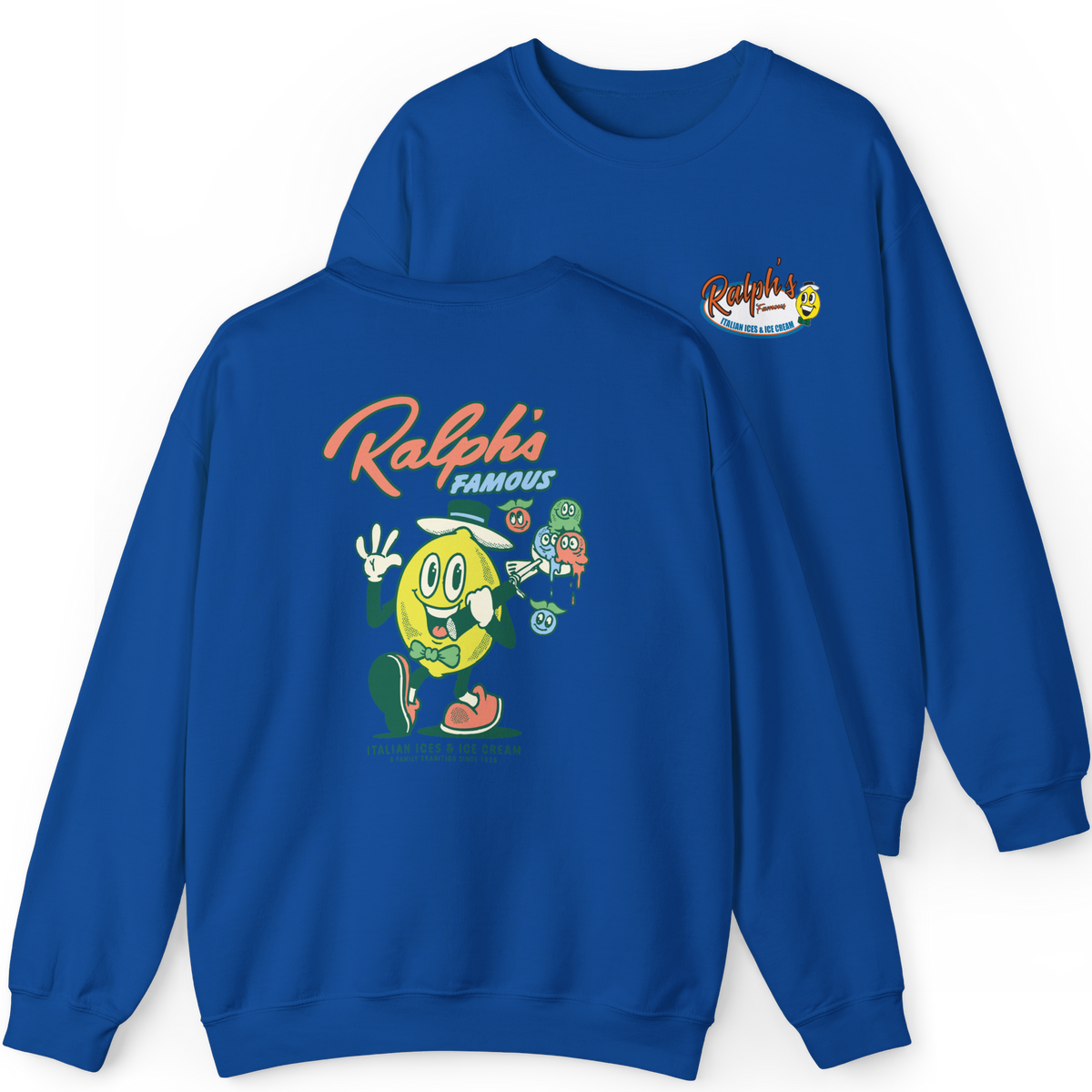 Ralph's Mr. Scooper Adult Unisex Long-Sleeved Crew