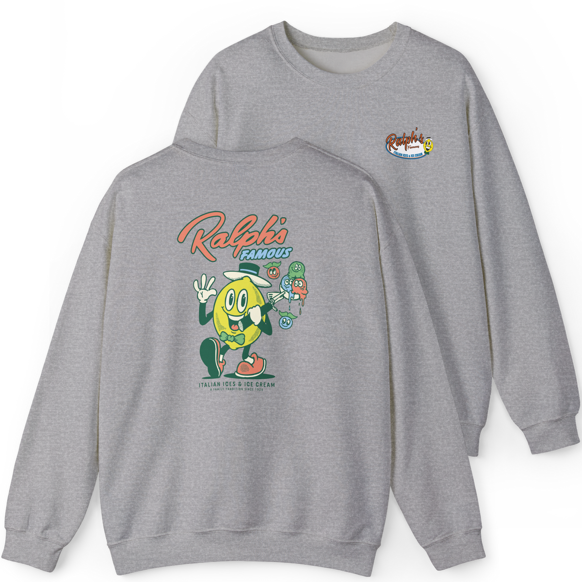 Ralph's Mr. Scooper Adult Unisex Long-Sleeved Crew