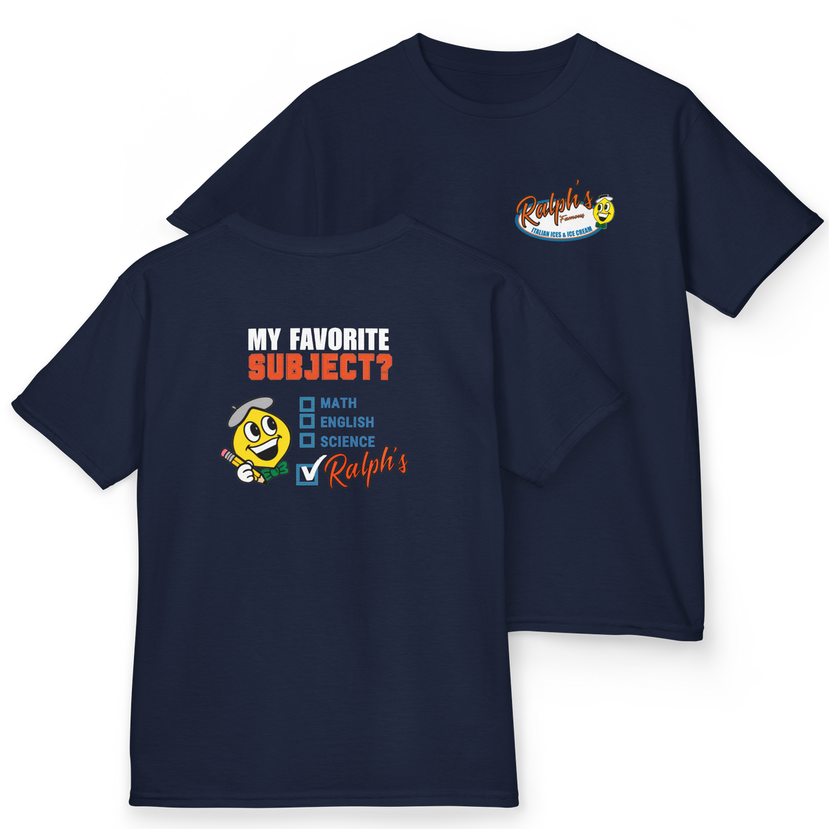 Ralph's Slogan Short-Sleeve Tee: My Favorite Subject Ralph's