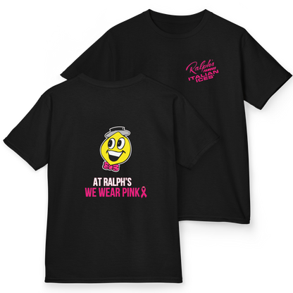 At Ralph's We Wear Pink - Black Youth Heavy Cotton Short-Sleeved Tee
