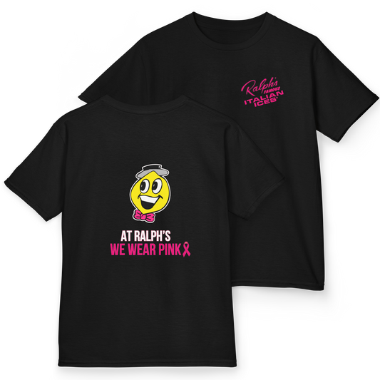 At Ralph's We Wear Pink - Black Youth Heavy Cotton Short-Sleeved Tee