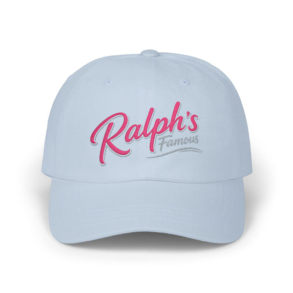 Ralph's Famous Classic Dad Cap - Pink Logo