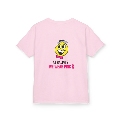 At Ralph's We Wear Pink - Pink Youth Heavy Cotton Short-Sleeved Tee