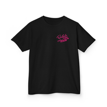 At Ralph's We Wear Pink - Black Youth Heavy Cotton Short-Sleeved Tee