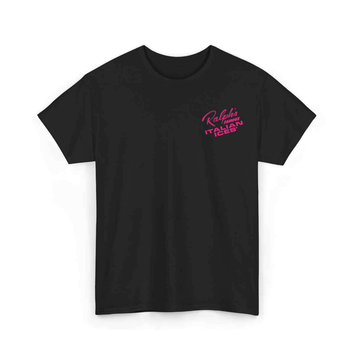 At Ralph's We Wear Pink- Black Adult Heavy Cotton Short-Sleeved Tee